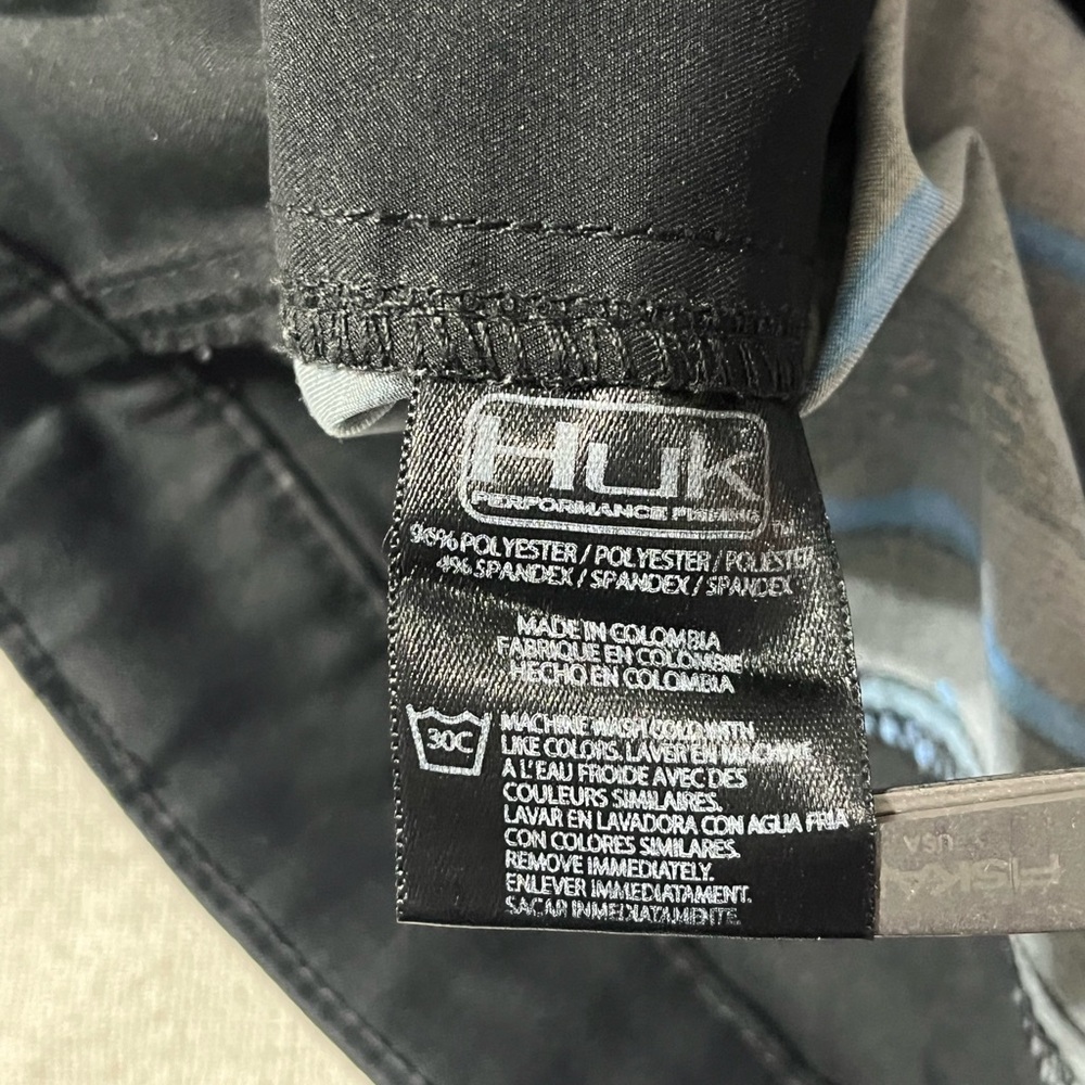 Huk Performance‎ Mens 36 Fishing Blue Graphic Board Shorts - Picture 6 of 10